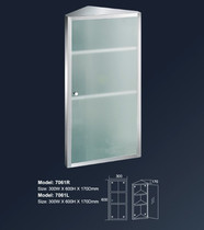  304 stainless steel locker Kitchen bathroom 300*600*170 Bathroom locker Wall cabinet box storage 8061