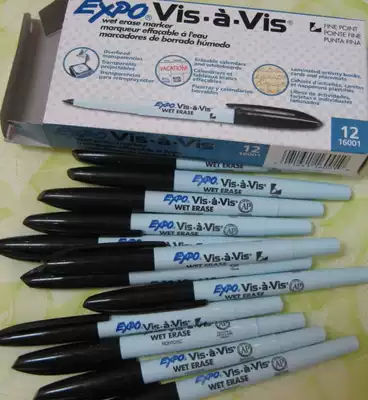 Negative film marking electronics factory special water washing and easy wiping line Pen clear and bright environmental protection Jiangsu, Zhejiang and Shanghai whole box