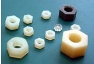 Nylon nut hexagonal nylon nut (white black) M2-M12