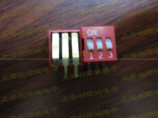 2 54MM bend foot 3 bits 3P bend foot dial code switch digital switch 3 bits digital switch