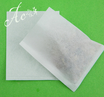 100 7X9cm heat-sealed paper filter bag Tea bag Chinese medicine bag Coffee milk tea leaf filter paper bag Medicine powder empty bag