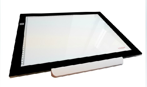 Sakura wood LED animation A4 copy table copy board see-through writing table drawing table touch adjustable brightness