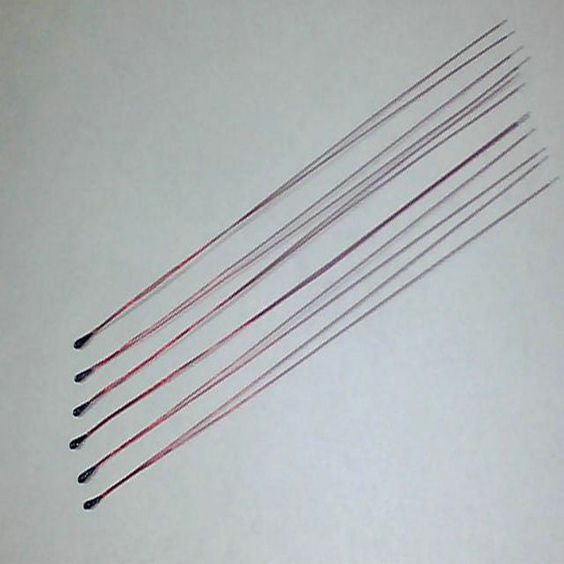 Thermistor NTC MF51-100 Glass package temperature sensor 10K 100K High temperature monitor