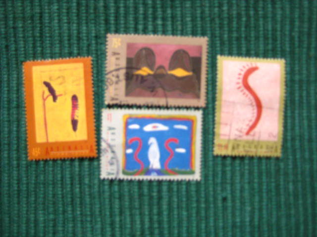 Australian Postage Stamp Set - 1993 Indigenous Australians (set of 4)