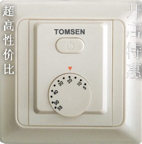Knob type electronic room temperature ground heating temperature controller geothermal film temperature-controlled switch open-store ex-gratia ultra-value price-performance ratio