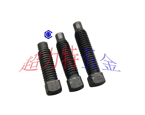 GB85 square head long cylindrical end fastening screw convex tail square head screw M5 * 10 12 12 20 20 25