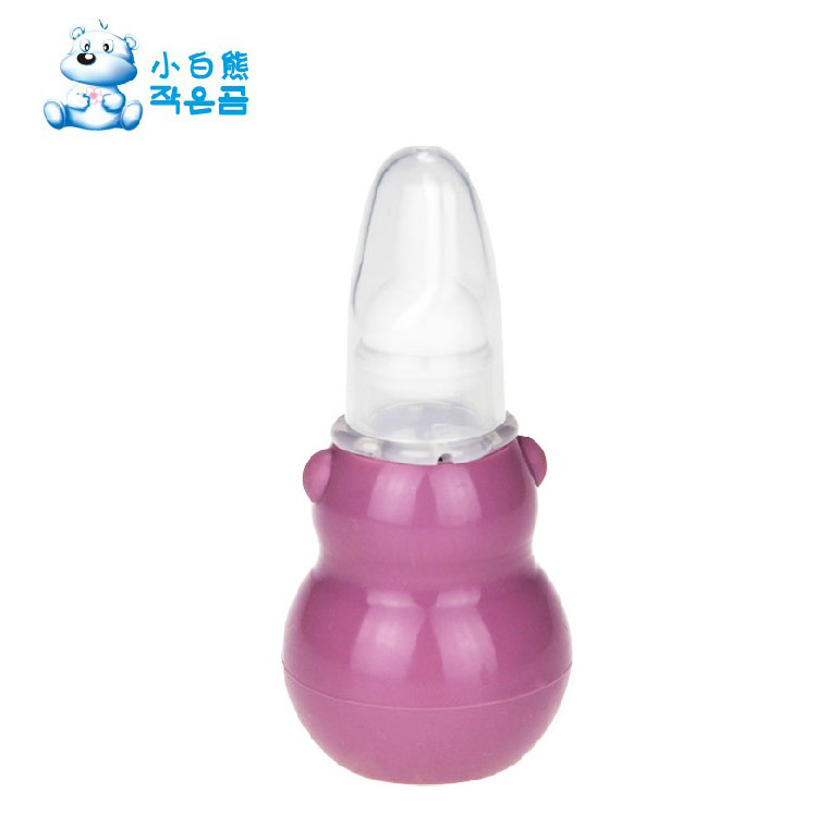 小白熊新生婴幼儿童气泵式吸鼻器鼻涕鼻屎HL-09218