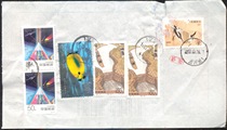 Domestic general package details sheet with annual stamp and other 7 pieces some are damaged