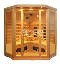 Sweat steam room Far infrared sauna room Ultra-luxury four-person corner far infrared light wave room Sweat detox