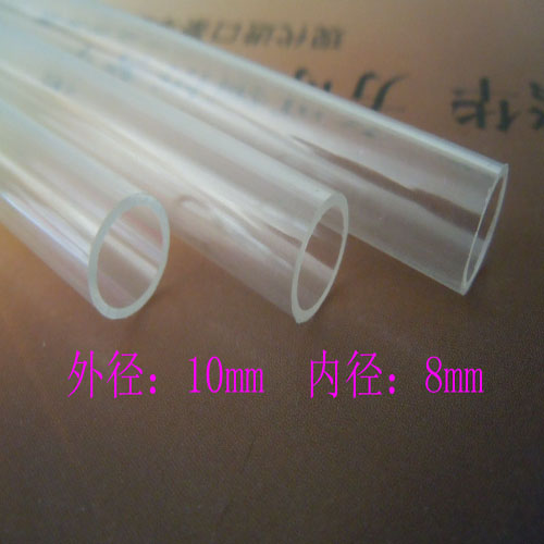 Plastic transparent tube transparent rigid tube PC transparent tube plastic pipe cylindrical transparent pipe environmentally-friendly transparent cylinder 10mm