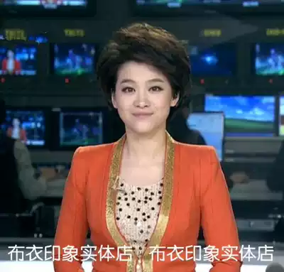 Commoner impression Tailor-made female host photogenic broadcast art test interview small suit QB00108