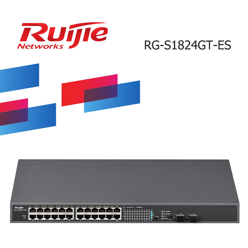 South China Agent 22,000 trillion 2-port PV one thousand trillion Switch sharp Internet RG-S1824GT-ES-V2