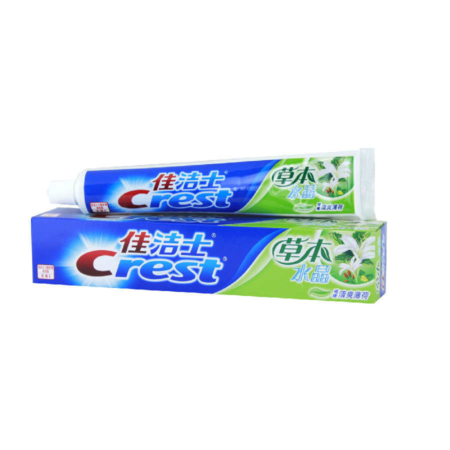 Crest佳洁士草本水晶牙膏 (清爽薄荷)140g 清新牙齿