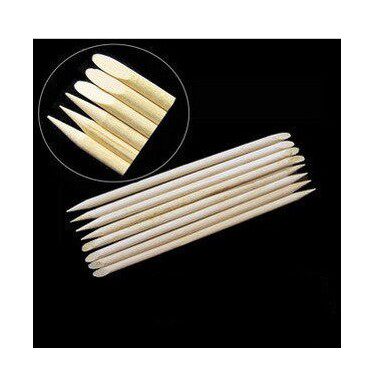 Beauty A tool Supplies Supplies Clean excess nail polish A spot drill multifunction beech wood stick Small wood stick 3