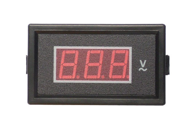 Digital Display AC Pressure Gauge AC 0-500v Digital Headers Compatible 220V 220V 380V 70mm 70mm 41mm