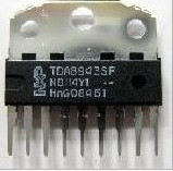  Original disassembled audio amplifier IC TDA8943SF