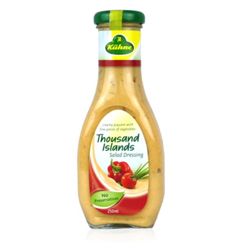 【天猫超市】德国进口 KUHNE冠利色拉调味酱（千岛）250g/瓶