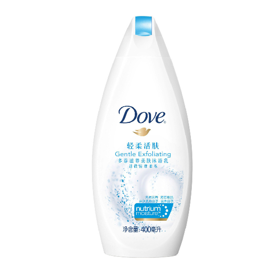 Dove多芬轻柔活肤滋养美肤沐浴乳沐浴露400ml 联合利华专卖沐浴液
