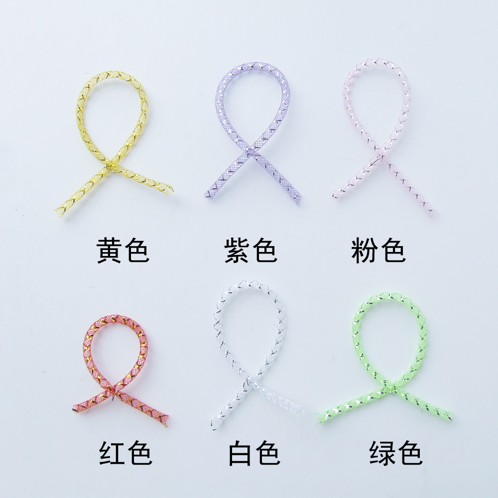 Ningbo East Fence Flower Silk Stocking with handmade material DIY creative colour pipe-multicoloured 0-5
