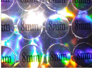 Surveillance label Camera lens MM millimeter sticker TVL line sticker SONY COMS metal laser sticker