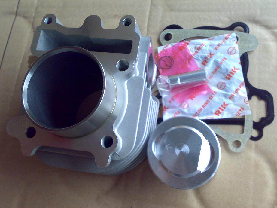 Fuxi 100 Qiaoge 100 RS100 modified 58 5MM 13 Shaw cylinder group without changing the crankshaft