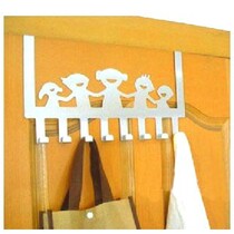 Creative Home Goods Happiness A Stainless Steel Door Rear Hanger Multipurpose Humanoid Clothing Hook Door Back Without Mark