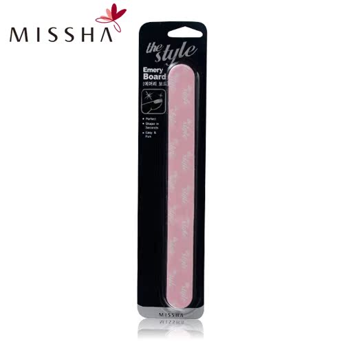Missha谜尚 the style修甲砂板/指甲锉美甲化妆工具专柜正品特价