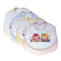 Korean yea baby supplies-flower-type bibs (four-color entry)