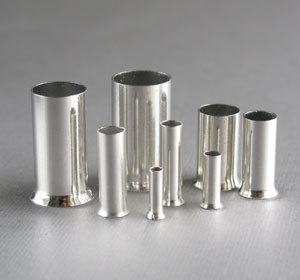 Tubular nude terminal needle shaped cold pressing terminal EN 16-12 red copper 1000 only GT tube hollow copper tube-Taobao