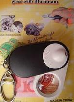 Clairvoyance with night light magnifying glass Keylock type magnifying glass with light magnifying glass