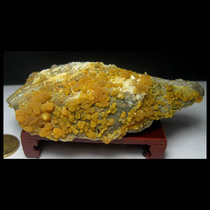 Mineral Ore Standard AS1062D * Spherical Arsenic * Germany (10 5 cm144g)Mimetite * XR