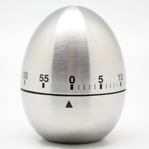 Creative stainless steel egg timer mechanical kitchen timer 60-minute countdown reminder alarm clock