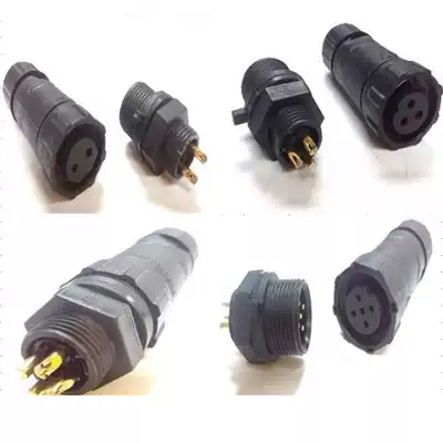 Waterproof aviation plug socket 2 core 3 core 4 core 5 core 6 core solar photovoltaic connector waterproof IP68