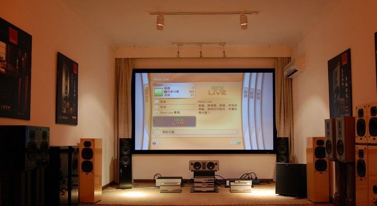 Projection Curtain Home Cinema with high-definition curtain cloth 400 inch 16: 9 HD Frame Curtain current goods supply-Taobao