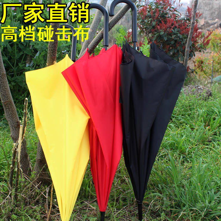 Manufacturers 8 bone long handle umbrella white hand painted umbrella Creative stage photography props yellow festive umbrella Pure red umbrella