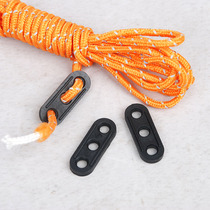 Vent Rope Accessoires Tente Rope Buckle Wind Rope DIY Plastic Stop Slip Sheet 3 Eyewind Rope Sheet