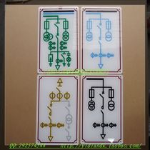 Acrylic engraving Plexiglass engraving High voltage cabinet analog line sign product panel
