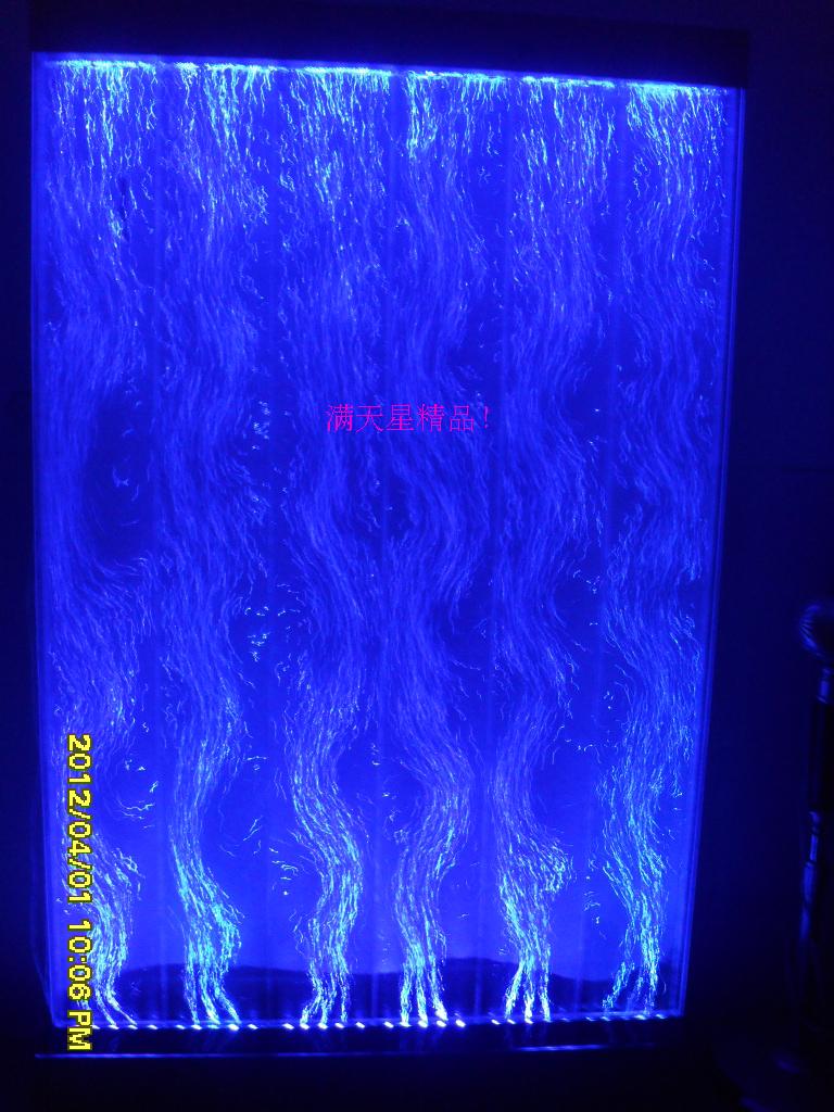 Aquarium bubble screen Water dance bubble wall Water column screen Bubble wine cabinet Water drop screen