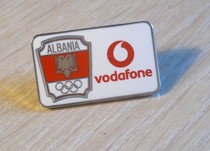 London 2012 Olympic Games badge Albanian Olympic Committee NOC sponsor badge