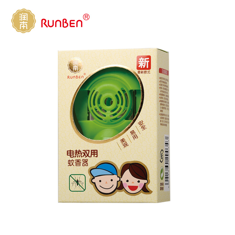 润本 A0034-1婴儿宝宝夏季蚊香片/蚊香液电热双用蚊香器