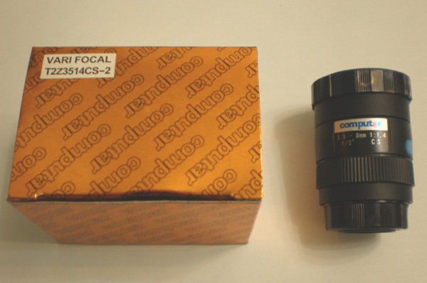 A manual lens for the Japanese Computar T2Z3514CS