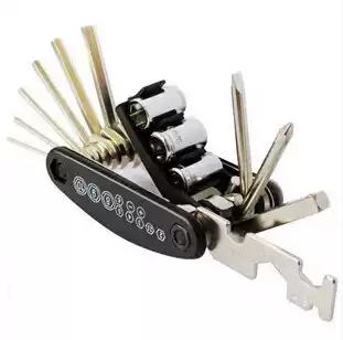 Bicycle repair tools Hexagon screwdriver set Air cylinder wrench Multi-function repair tools Mountain bike accessories