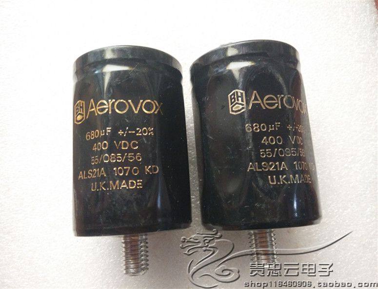 British BHC screw foot 400V680UF high voltage bottom with screw column aluminum electrolytic capacitor good color