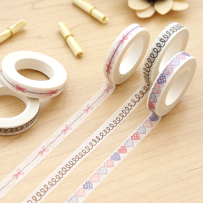 Na cottage fresh very fine hand account material border bleeding line split line word decoration hand account base and paper tape