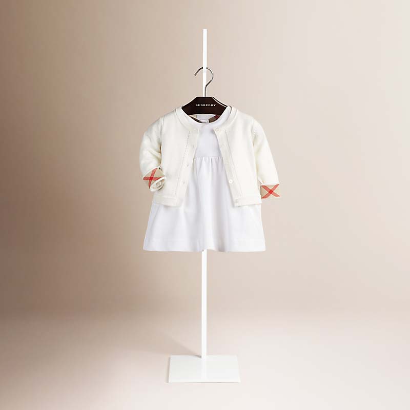 Burberry博柏利 格纹袖口棉质开衫 40113251