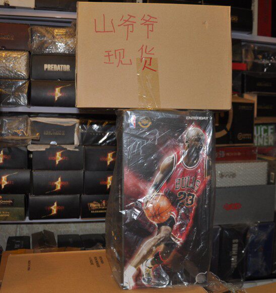 enterbay eb 1:6 jordan 23 bulls red away classic brand new spot