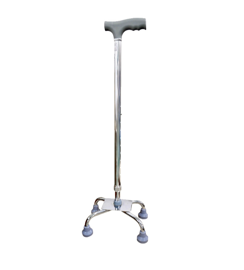 New products Elderly 4-foot crutch telescopic cane Outdoor Leisure walker Anti-slip walker Four corner cornerback-Taobao