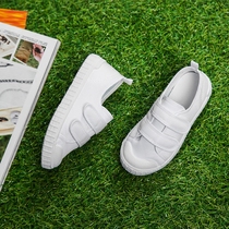 1888a White Cloth Shoes Children White Shoes Elementary School Kids Sailing Shoes Kindergarten Baby Boy Shoes Men And Women Dance Sneakers