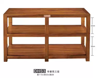 Jazz rack DHS3 Emgrand double three-layer audio cabinet solid wood amplifier rack HIFI equipment rack freight to pay
