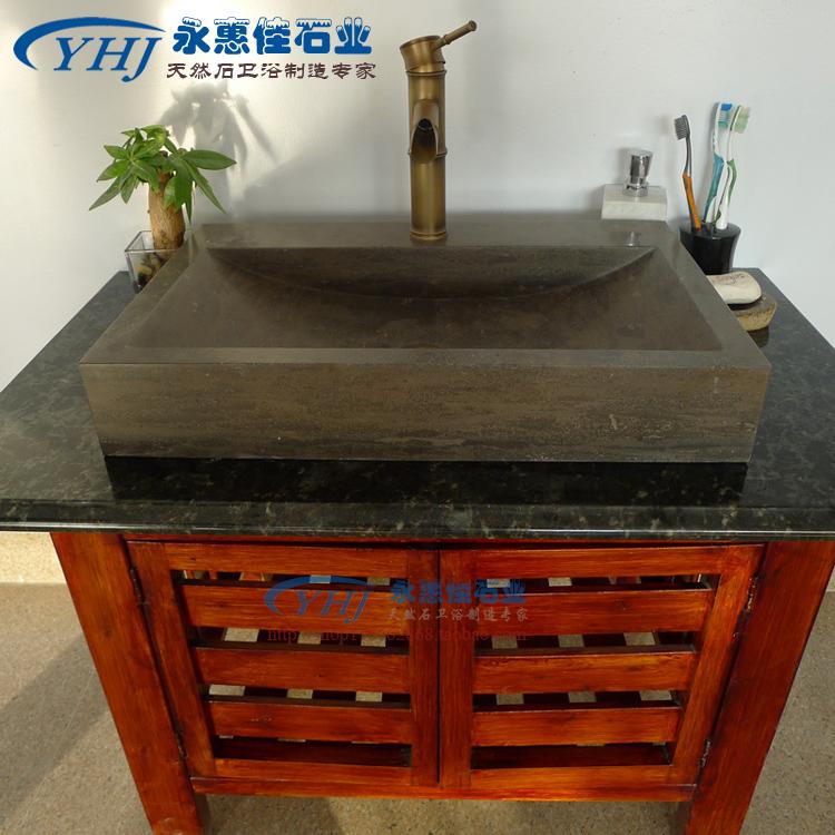 Stone table basin washbasin square European style washbasin Arts basin Makeup Room Wash Basin boutique Handwashing pool